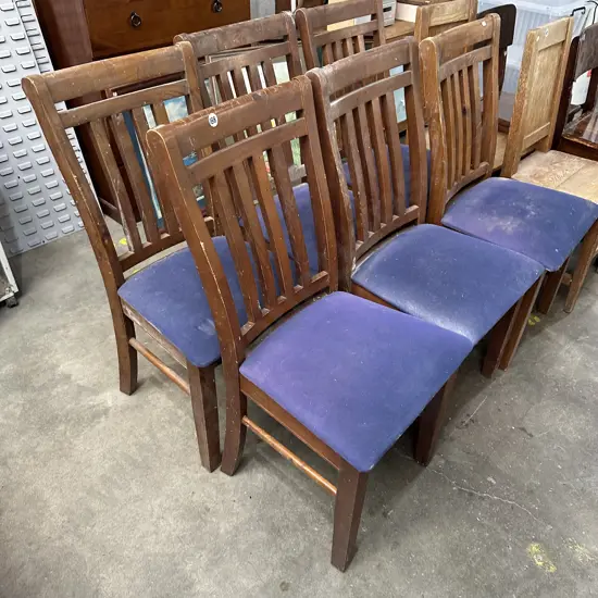 set 6 average chairs