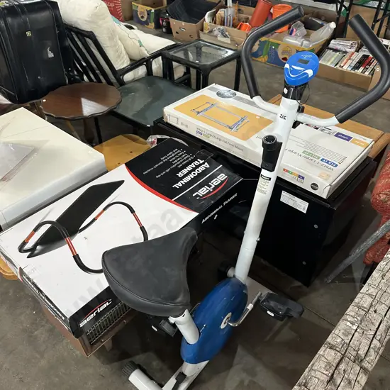 exercycle and abdominal trainer