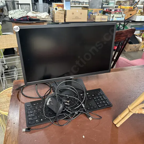 screen, keyboard and mouse