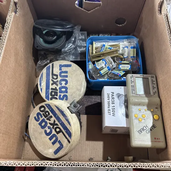 Headlamps, brick game, and hardware etc.