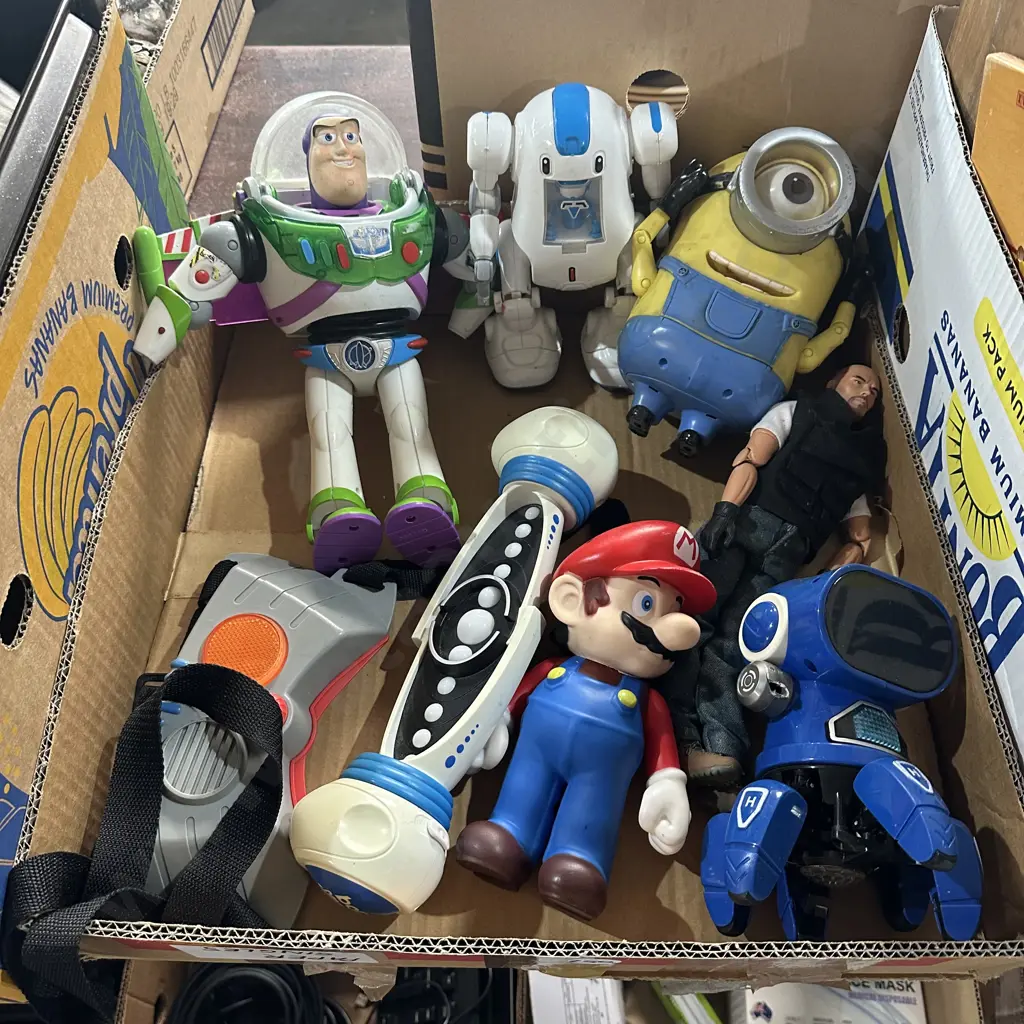 Box of collectable toys. Image 1++