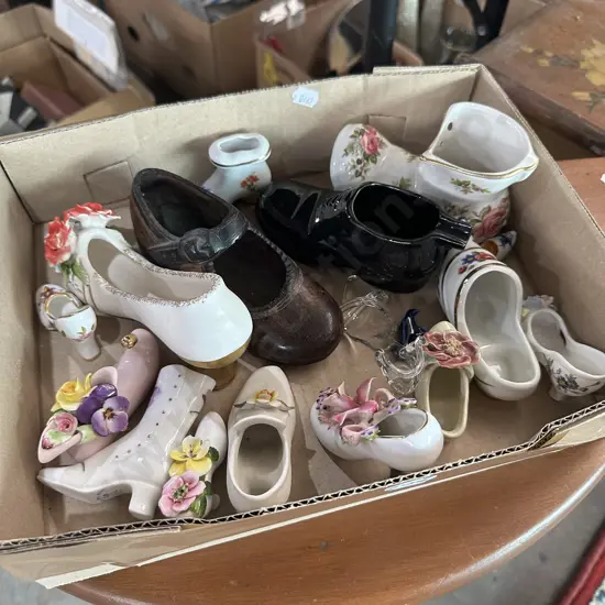 Box of Shoe collection.