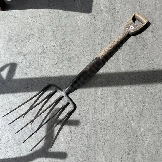 Essanco 5 prong garden fork. England