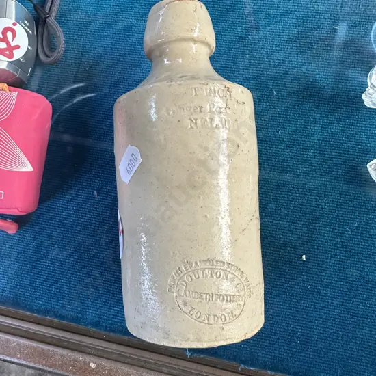 T RICH Ginger Beer Nelson. Doulton Lambeth pottery
