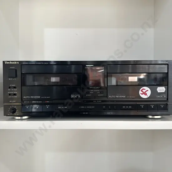 twin stereo tape deck