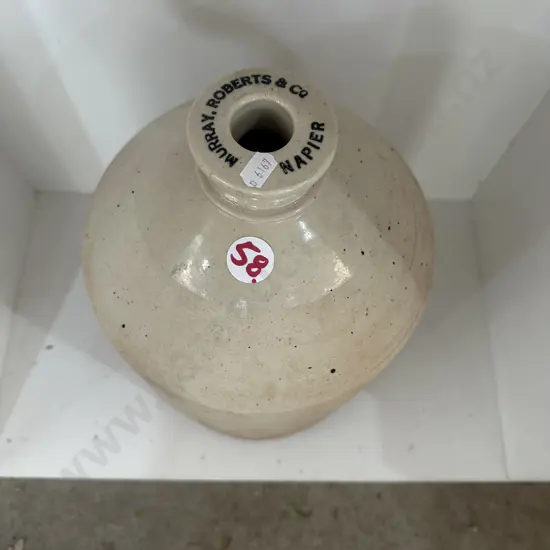 Murray, Roberts & Co Ltd Napier, stone crock