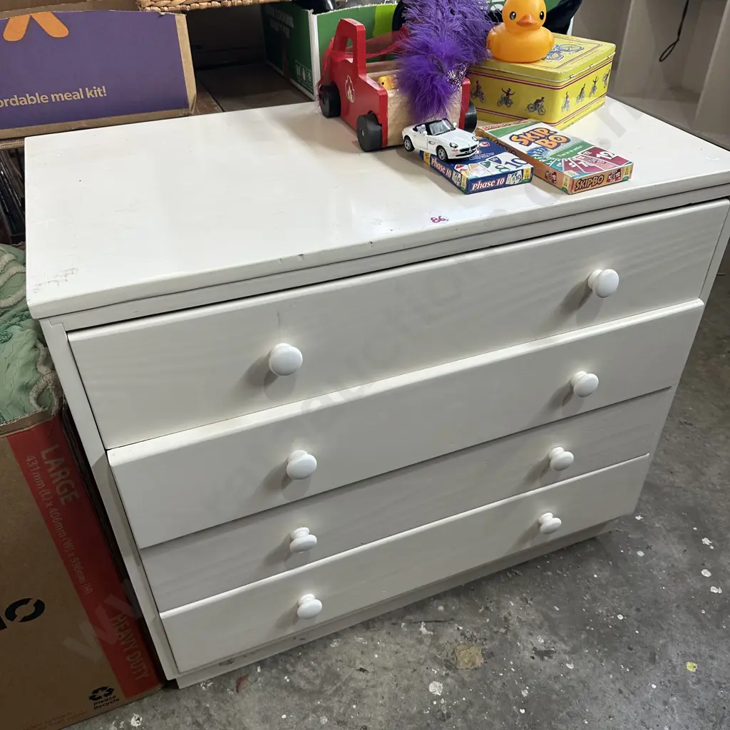 Painted Pine chest drawers Image 1++