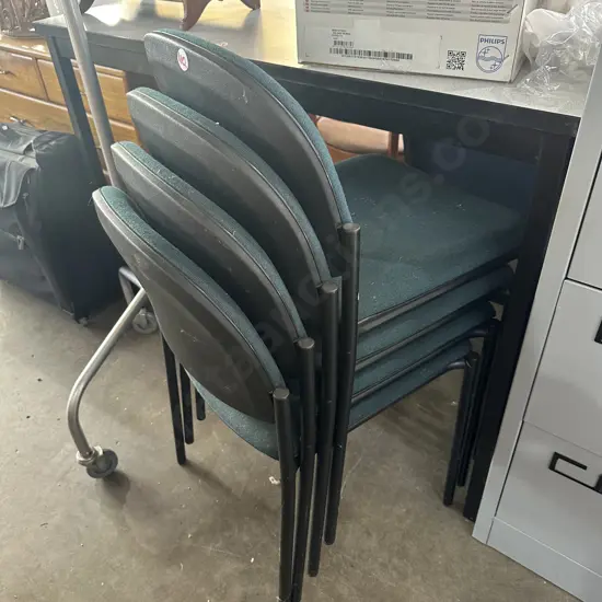 set 4 office chairs