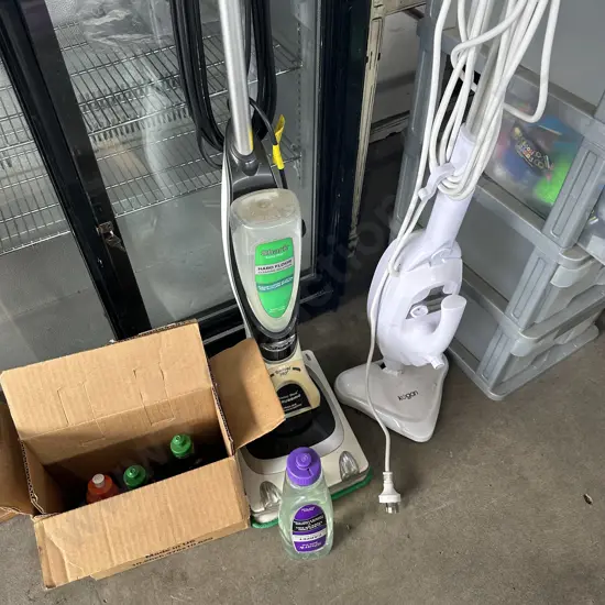 2 electric mops plus product