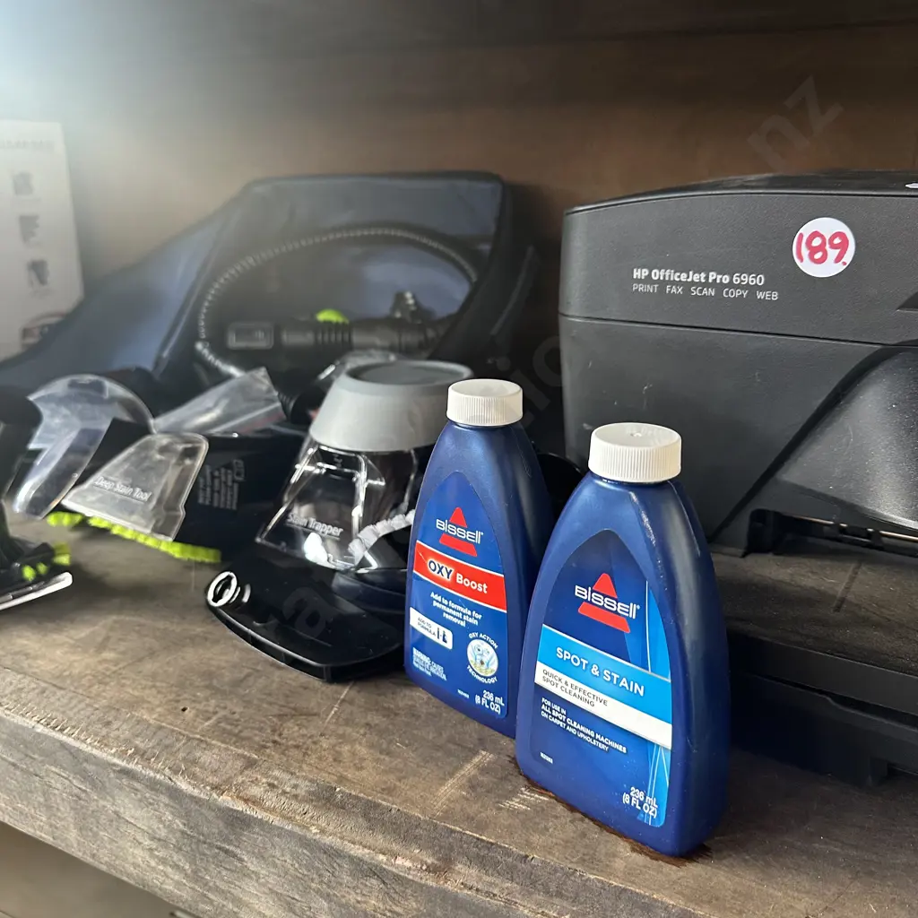 Modern officejet printer plus Bissell accessories pack. Image 1++