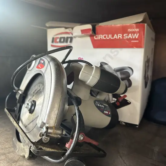 Boxed Icon circular saw