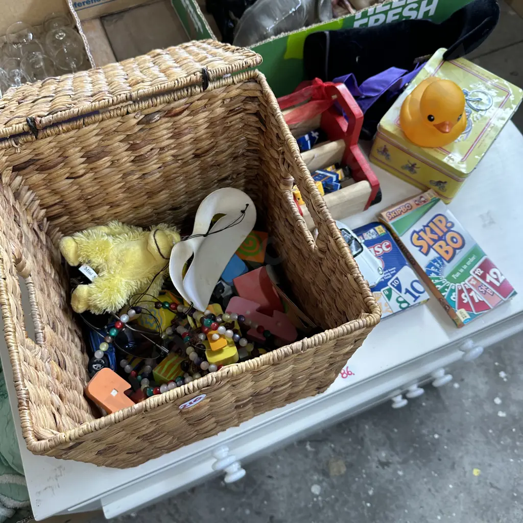 Basket of toys etc. Image 1++