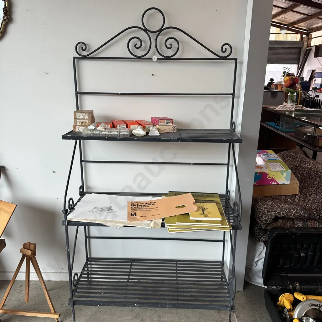 wrough iron bakers stand Image 1++