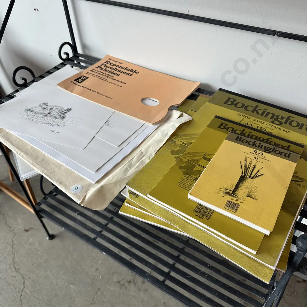 Bockingford pads, palettes and TW Richmond pictures Image 1++