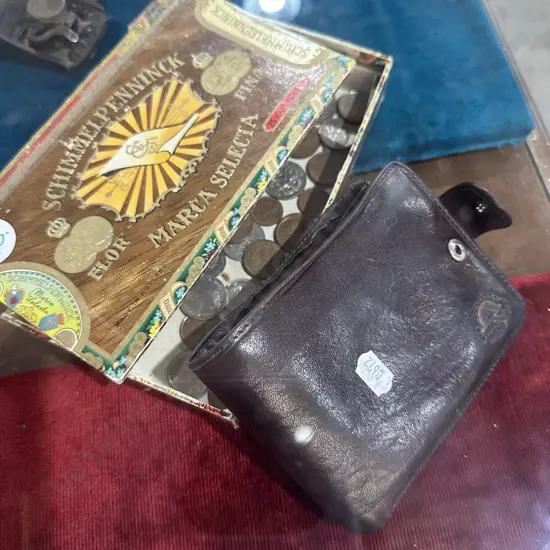 coinage plus leather wallet