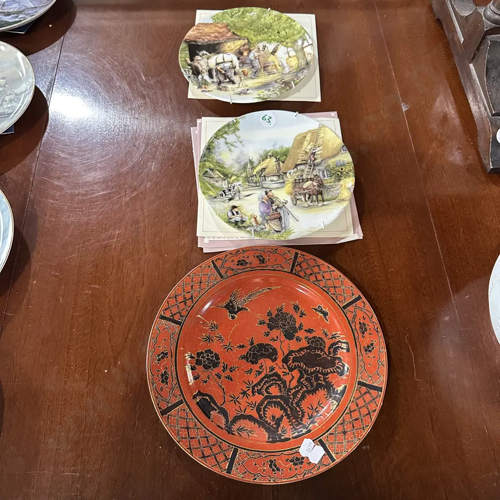 3 decorative wall plates inc ltd ed Royal Doulton Image 1++