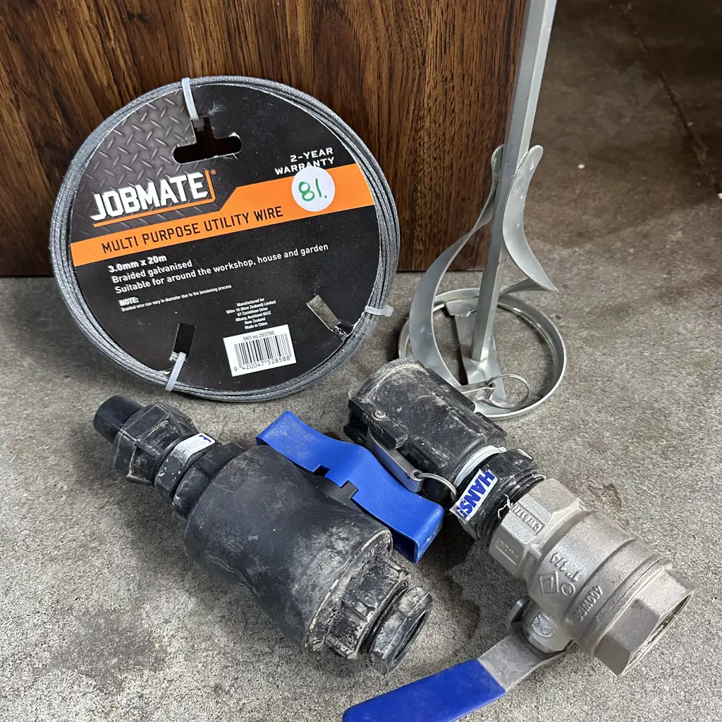 2 valves, wire and mixer Image 1++