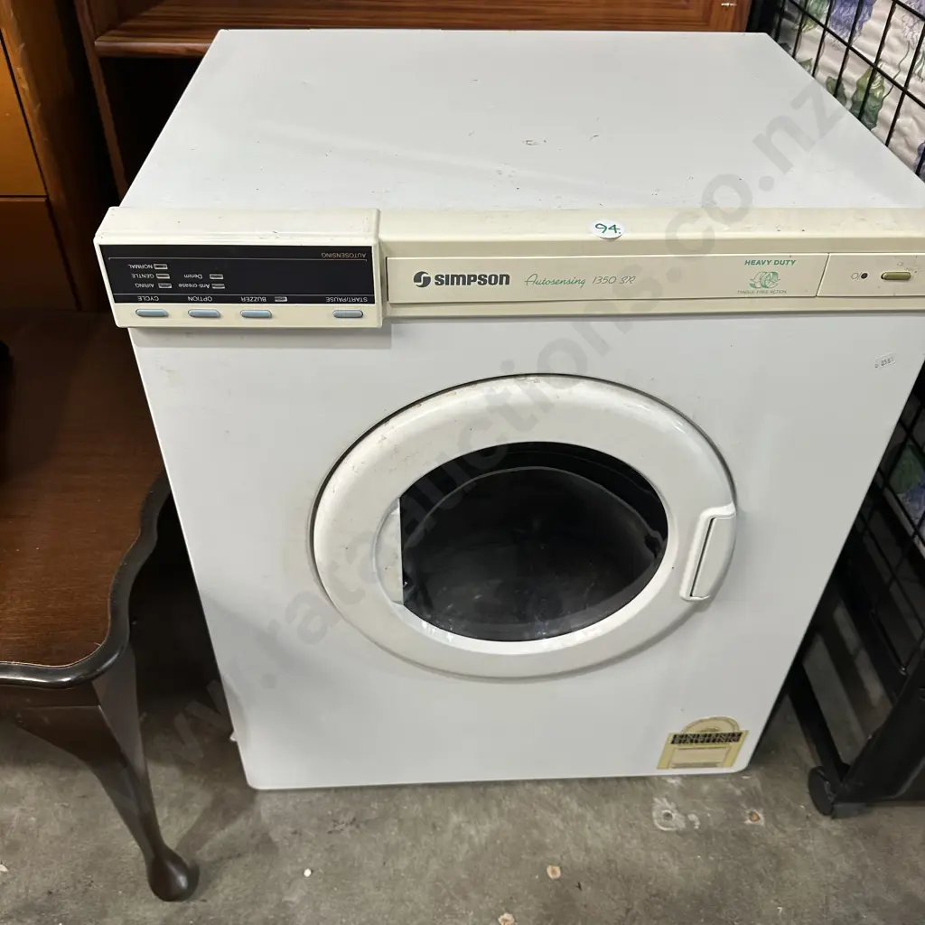 Simpson autosensing drier Image 1++