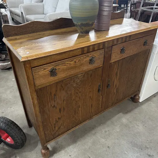 lovely Oak side board with cutlery drawer