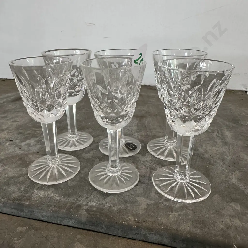 6 waterford nip glasses Image 1++