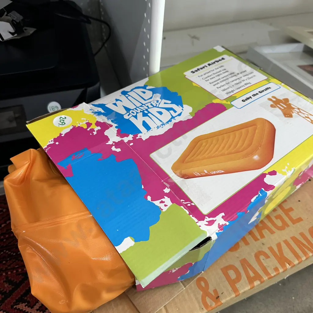 airbed and swiss ball Image 1++