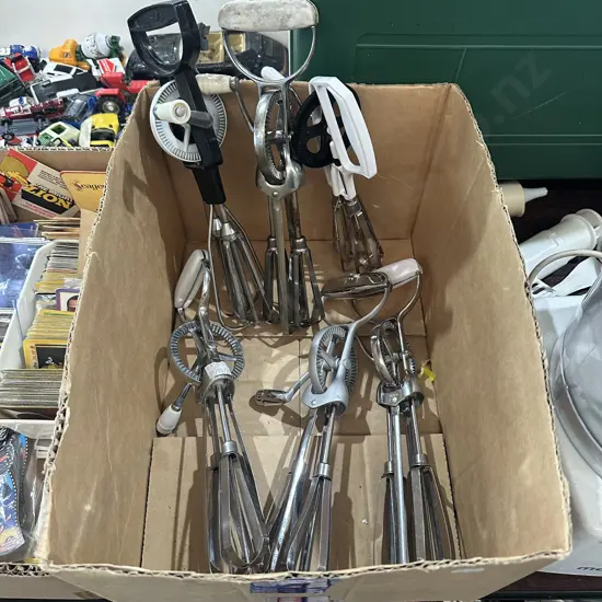 Six egg beaters