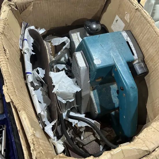 Makita belt sander.
