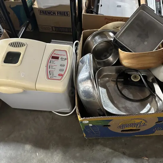 Bread maker, frying pan, dog bowl etc.