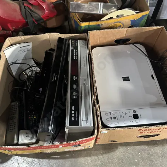 DVD player, DVD/VCR combo player, printer etc.