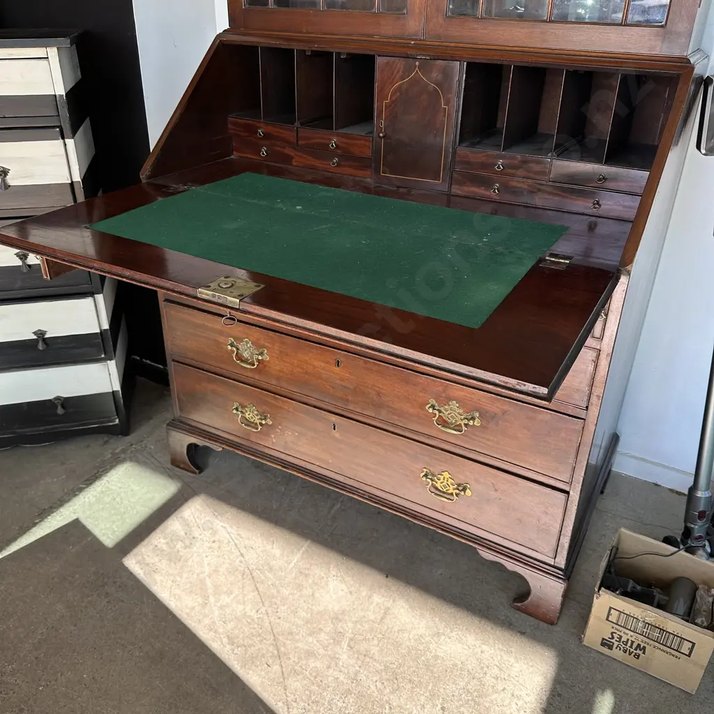 Georgian Bureau Bookcase Image 1++