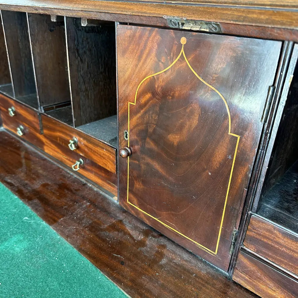 Georgian Bureau Bookcase Image 1++