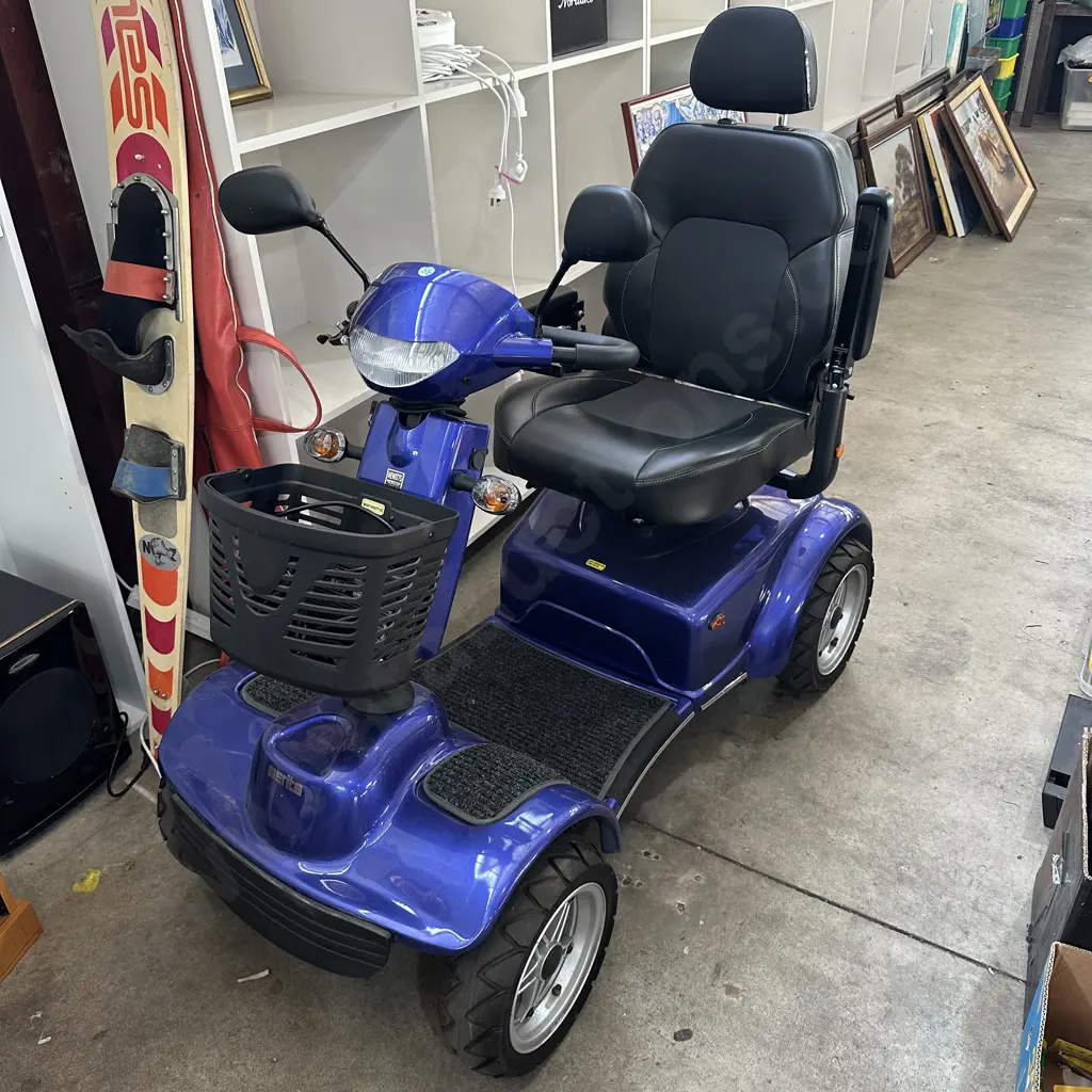 As new (virtually unused) Merits mobility scooter cost 7.5k from Hewitts Image 1++