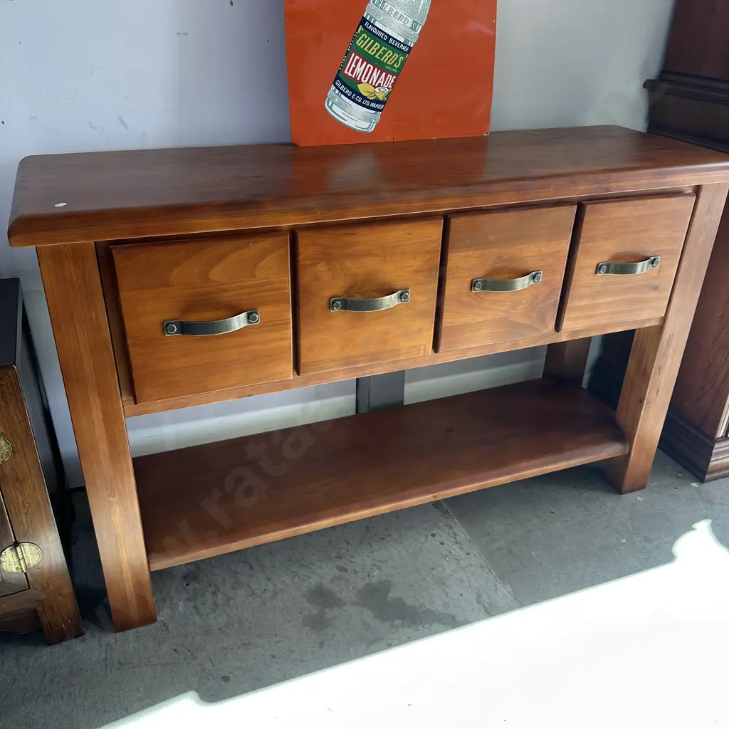 Solid Pine sideboard 1370 x 410 Image 1++