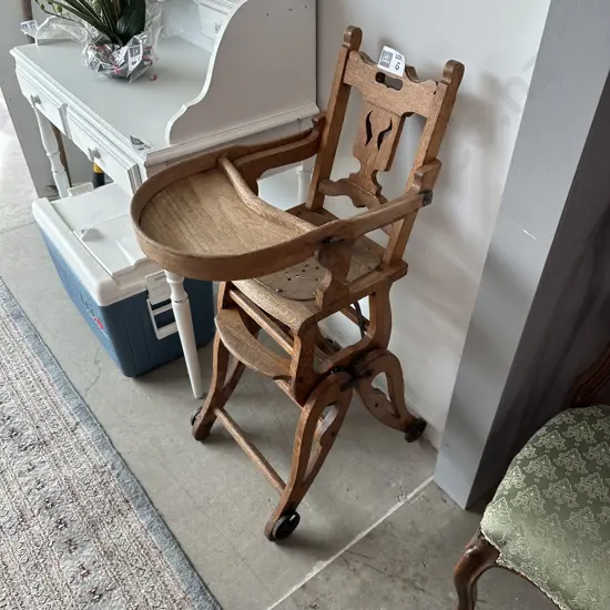 Antique highchair/rocking chair