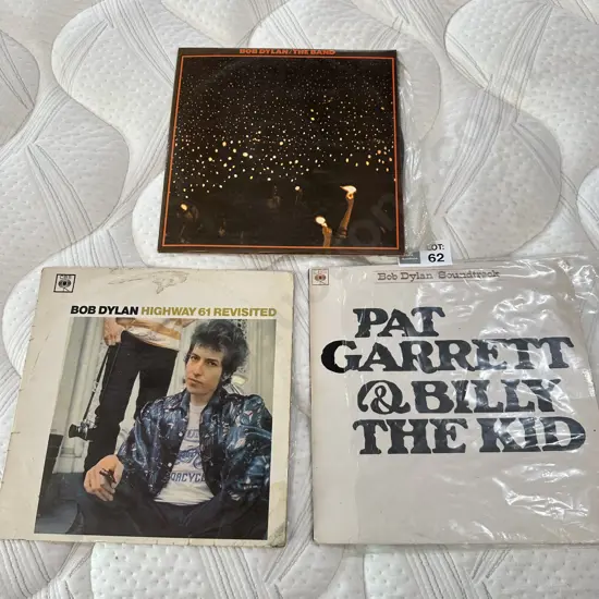 3 x Bob Dylan LPs
