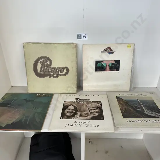 5 x LPs inc Doobie Brothers