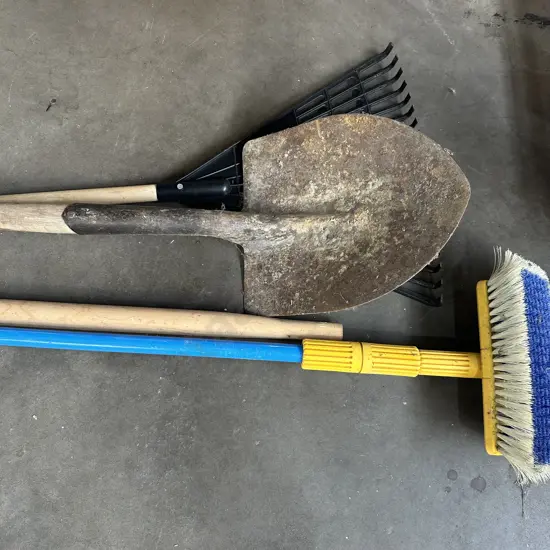 Garden tools, plus some extras not shown in photo inc rakes etc