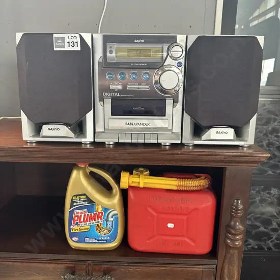 Stereo ( as is) plus petrol can etc