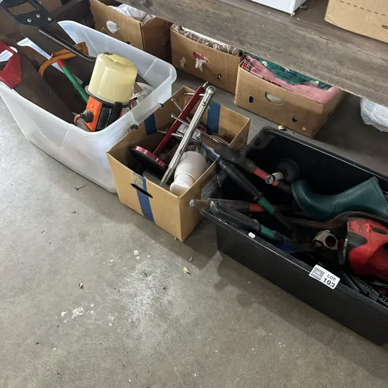 Bin lots tools etc