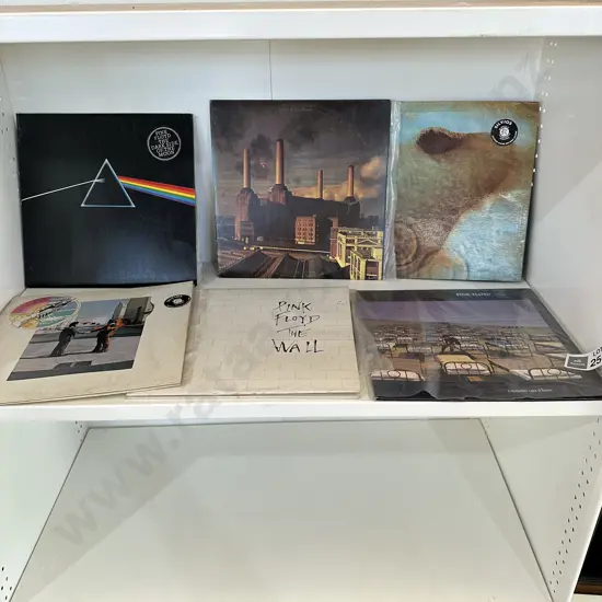 6 Pink Flyod LPs