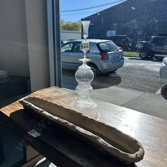 Bespoke glass vase & baguette basket