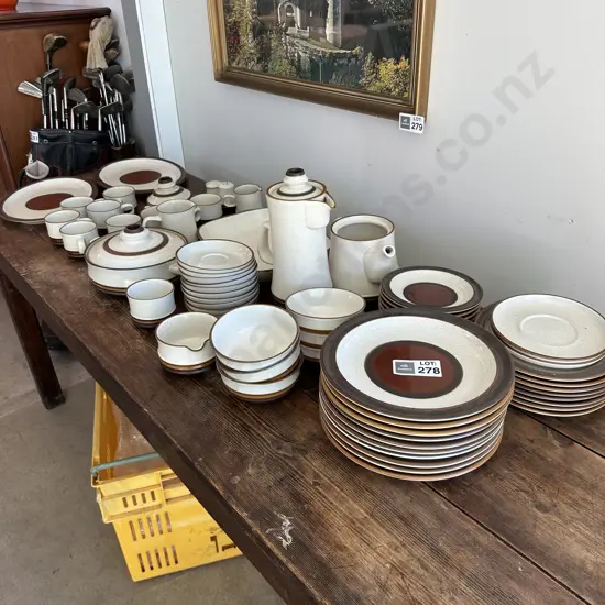 Denby dinner service Plus the Yellow bin