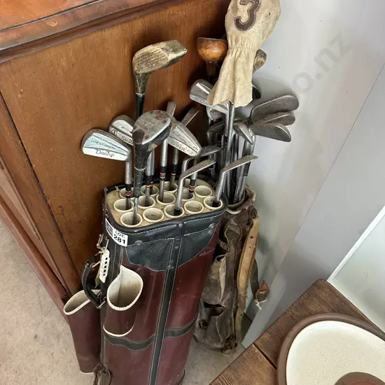 2 sets golf clubs
