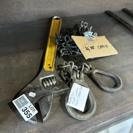 Large spanner, chain etc