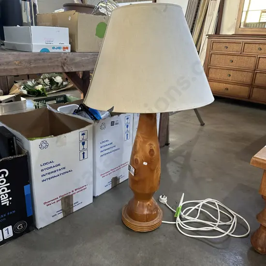 Wooden lamp