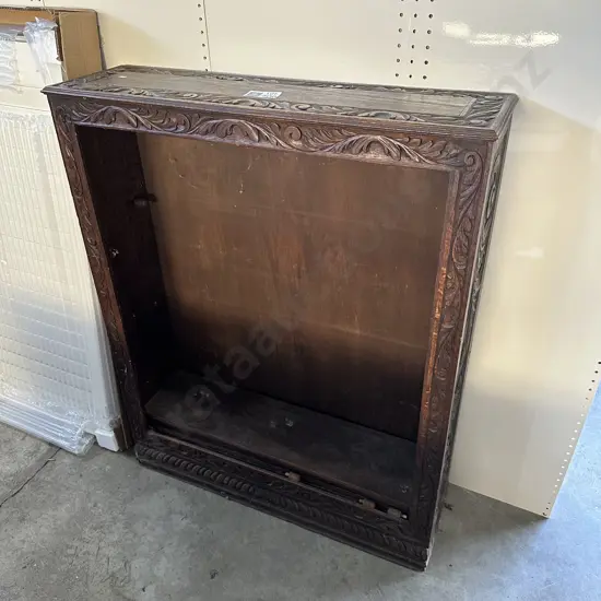 Carved Oak book shelf