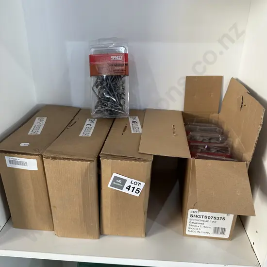 4 boxes roofing nails