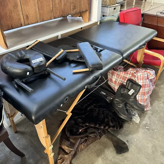 Massage table
