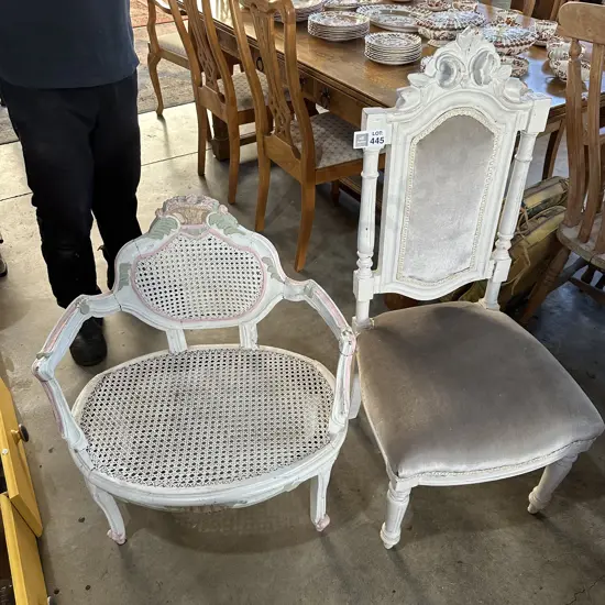2 decorative chairs