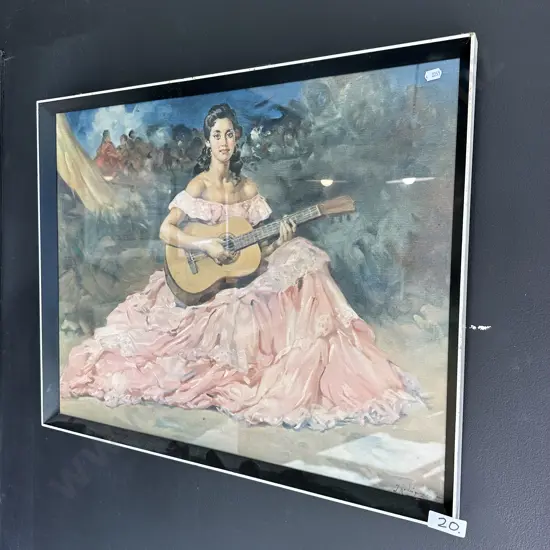 Retro Senorita print